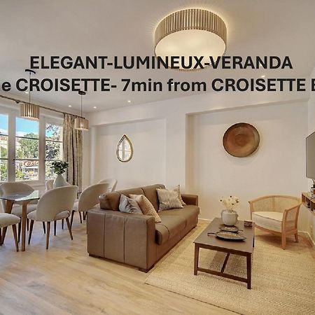 Magnifique 3 Pieces Renove Cannes Centre 'Banane' Avec Veranda ! A2B88 Kültér fotó