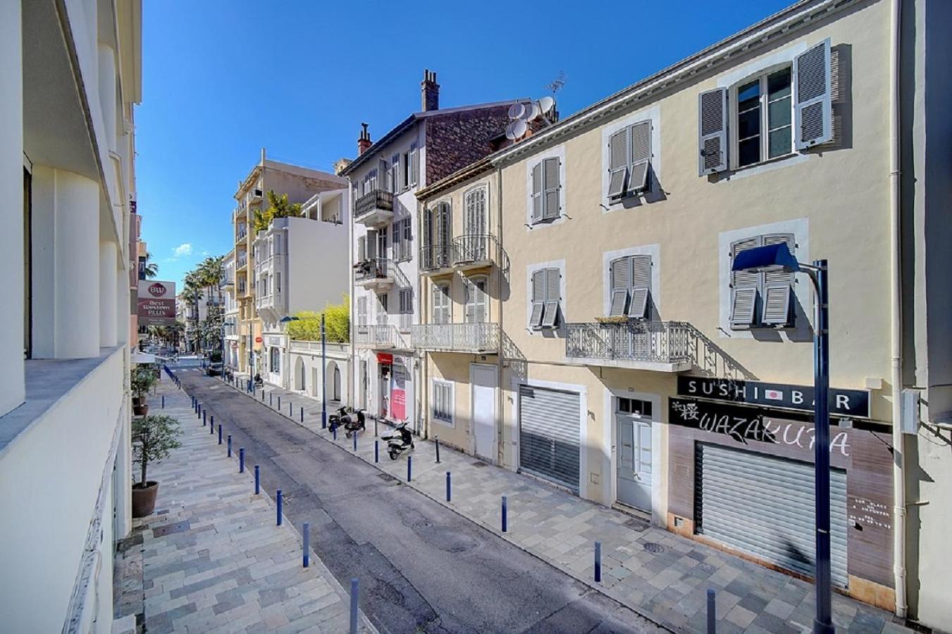 Magnifique 3 Pieces Renove Cannes Centre 'Banane' Avec Veranda ! A2B88 Kültér fotó