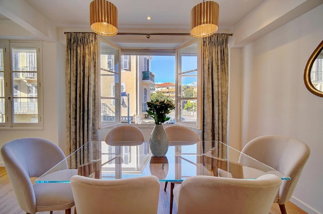 Magnifique 3 Pieces Renove Cannes Centre 'Banane' Avec Veranda ! A2B88 Kültér fotó
