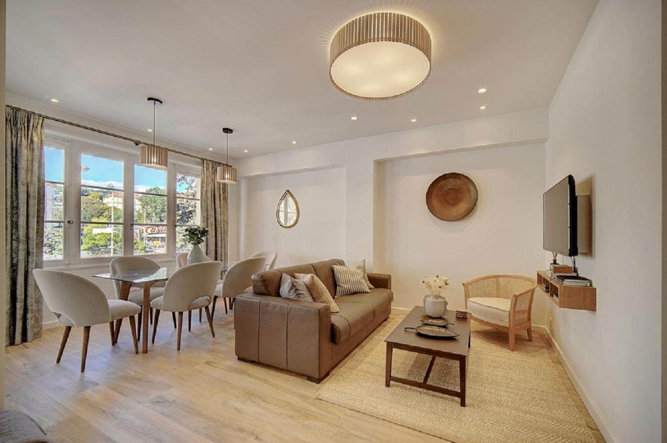 Magnifique 3 Pieces Renove Cannes Centre 'Banane' Avec Veranda ! A2B88 Kültér fotó