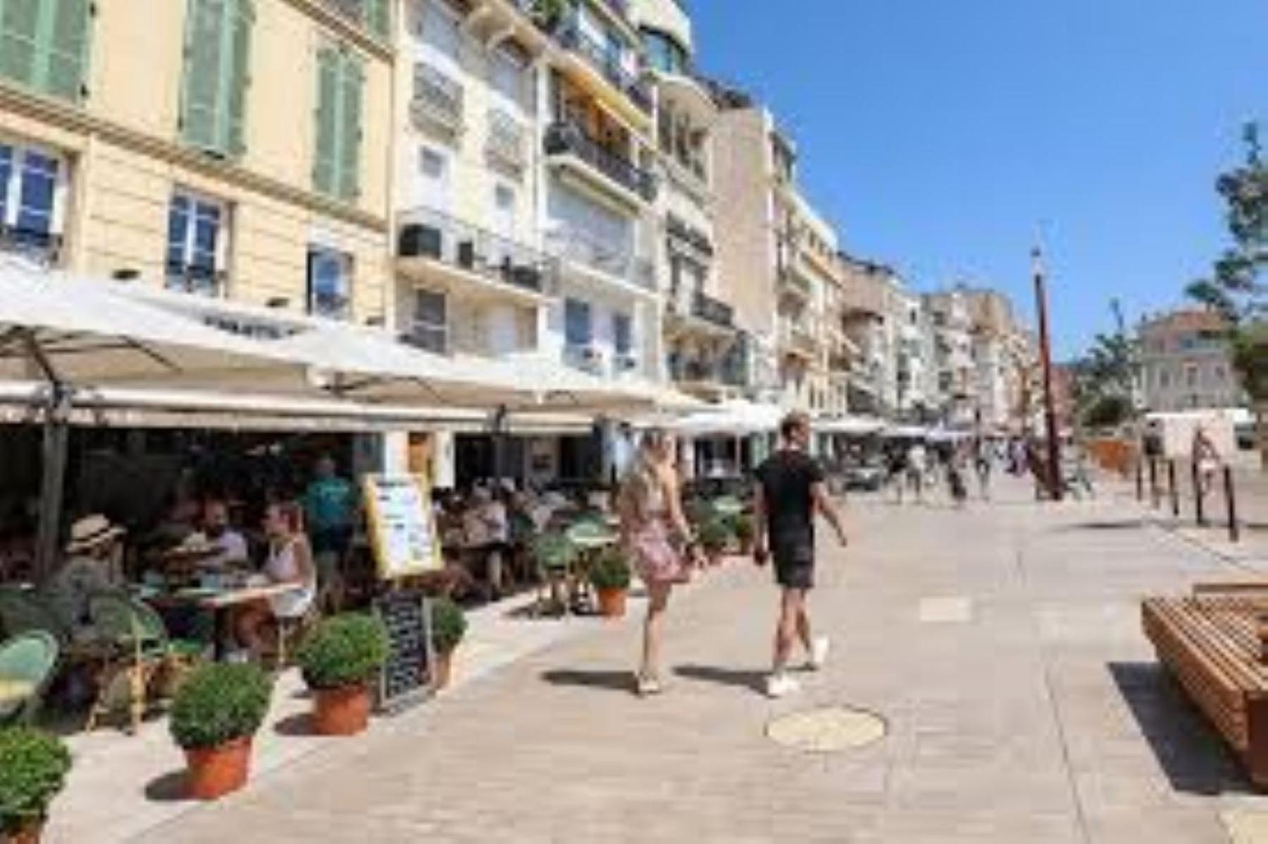 Magnifique 3 Pieces Renove Cannes Centre 'Banane' Avec Veranda ! A2B88 Kültér fotó