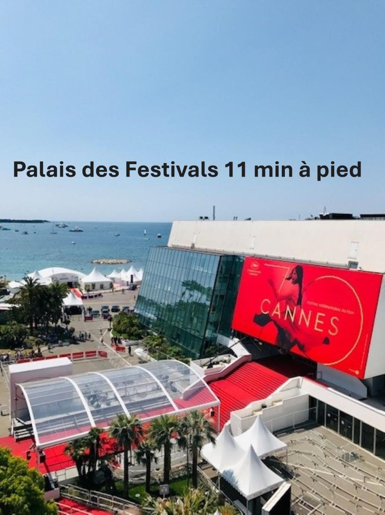 Magnifique 3 Pieces Renove Cannes Centre 'Banane' Avec Veranda ! A2B88 Kültér fotó